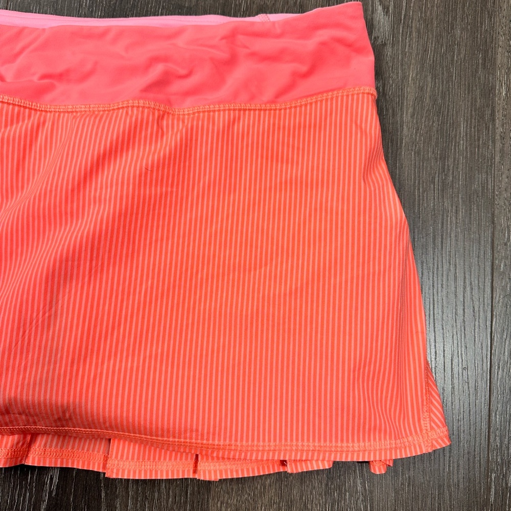 Lululemon Pace Setter Skirt in Wagon Stripe Sz 8 - Picture 4 of 6